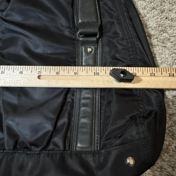 Banana Republic Tote Bag Womens Black Nylon Shoulder Purse Handbag Double Handle - Picture 8 of 11